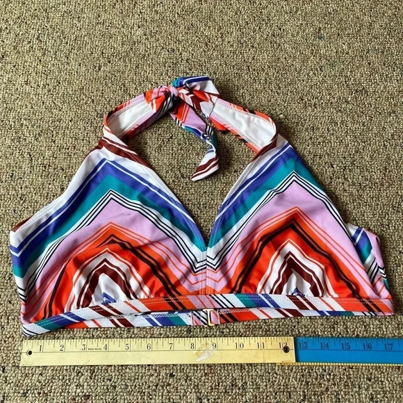 Multi color Bikini Top Women Size XXL - Picture 2 of 4